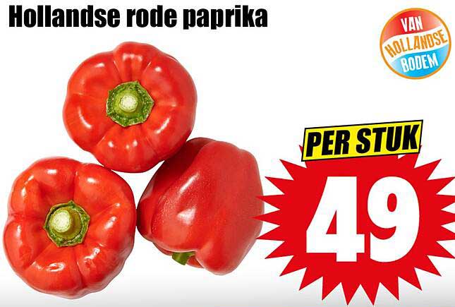 Hollandse rode paprika