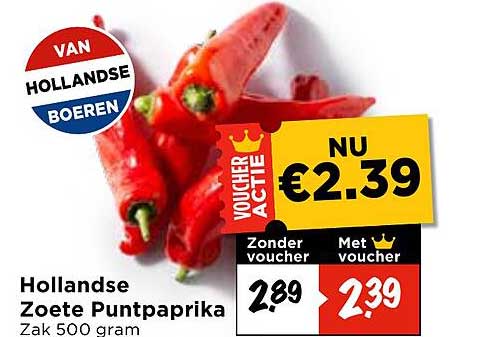 Hollandse Zoete Puntpaprika