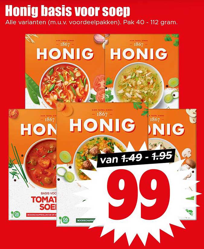 Honig basis voor soep