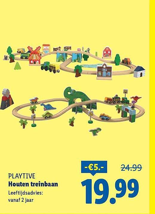 Houten treinbaan