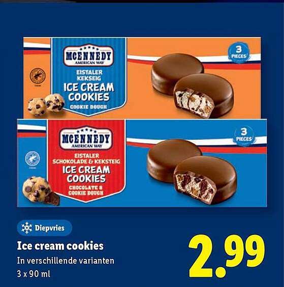 Ice cream cookies