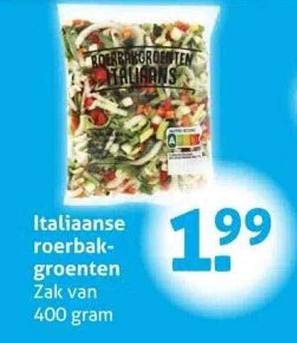 Italiaanse roerbakgroenten