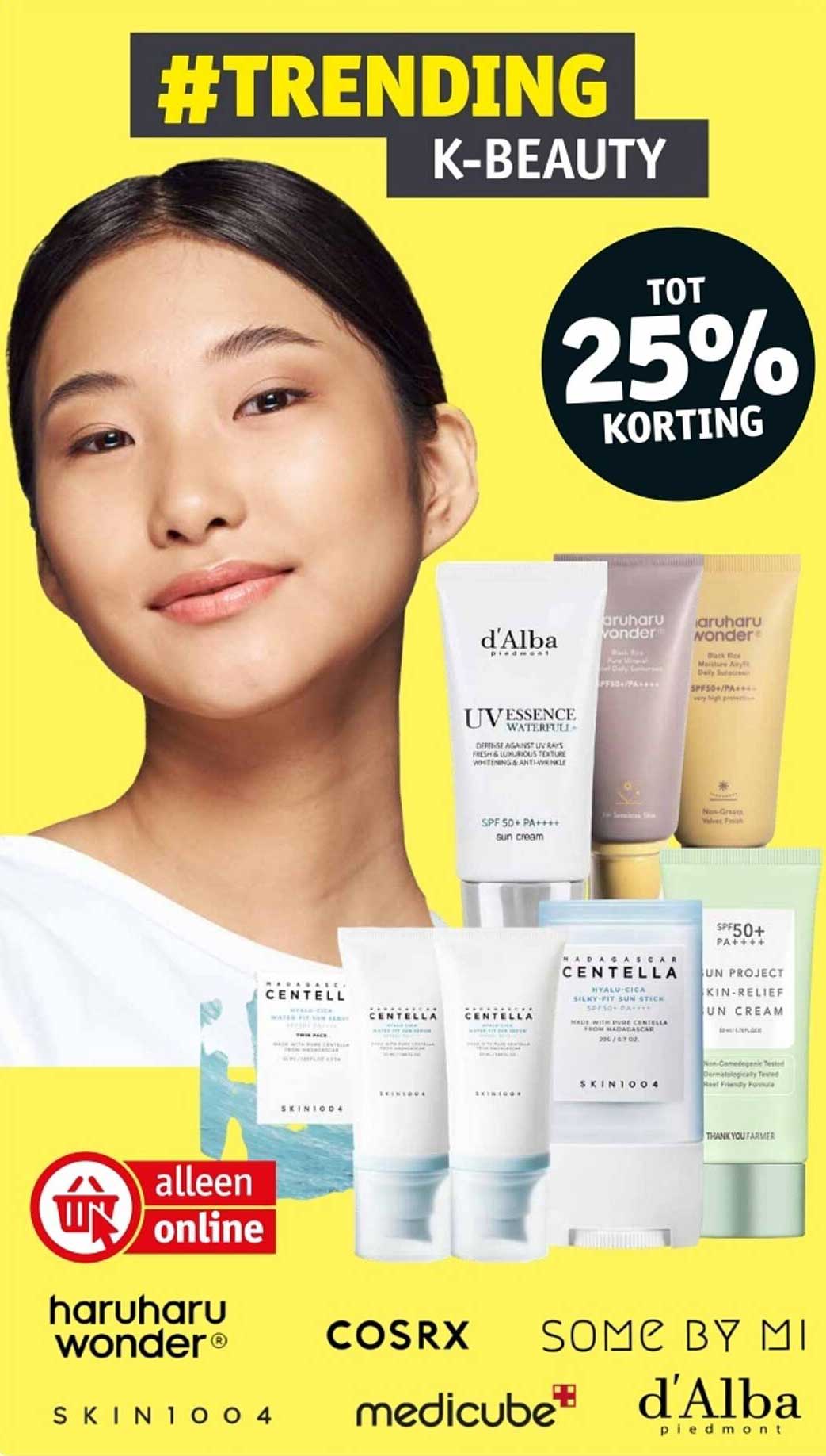 K-Beauty tot 25% korting