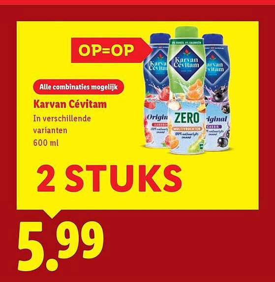 Karvan Cévitam 2 STUKS