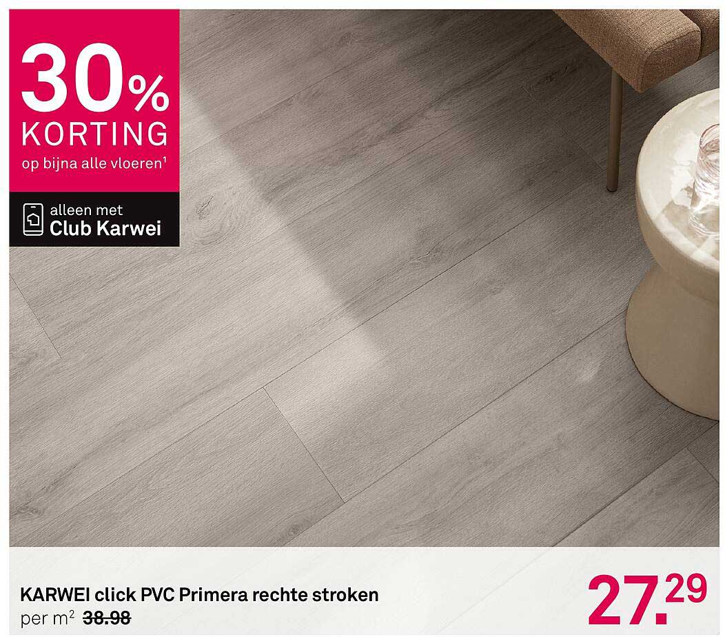 KARWEI click PVC Primera rechte stroken