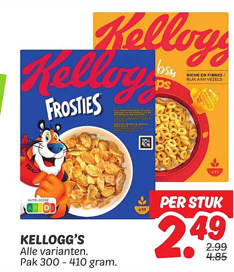 KELLogg's - Alle varianten