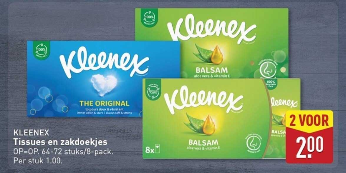 KLEENEX Tissues en zakdoekjes