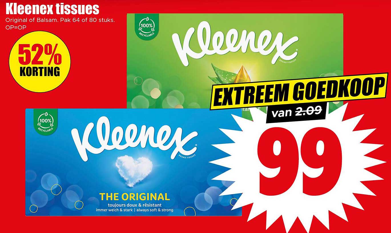 Kleenex tissues