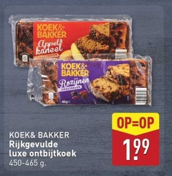KOEK& BAKKER Rijkgevulde luxe ontbijtkoek