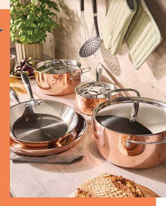 Kookgerei van koper – Luxe pannen set