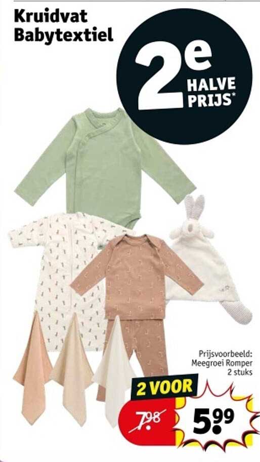 Kruidvat Babytextiel