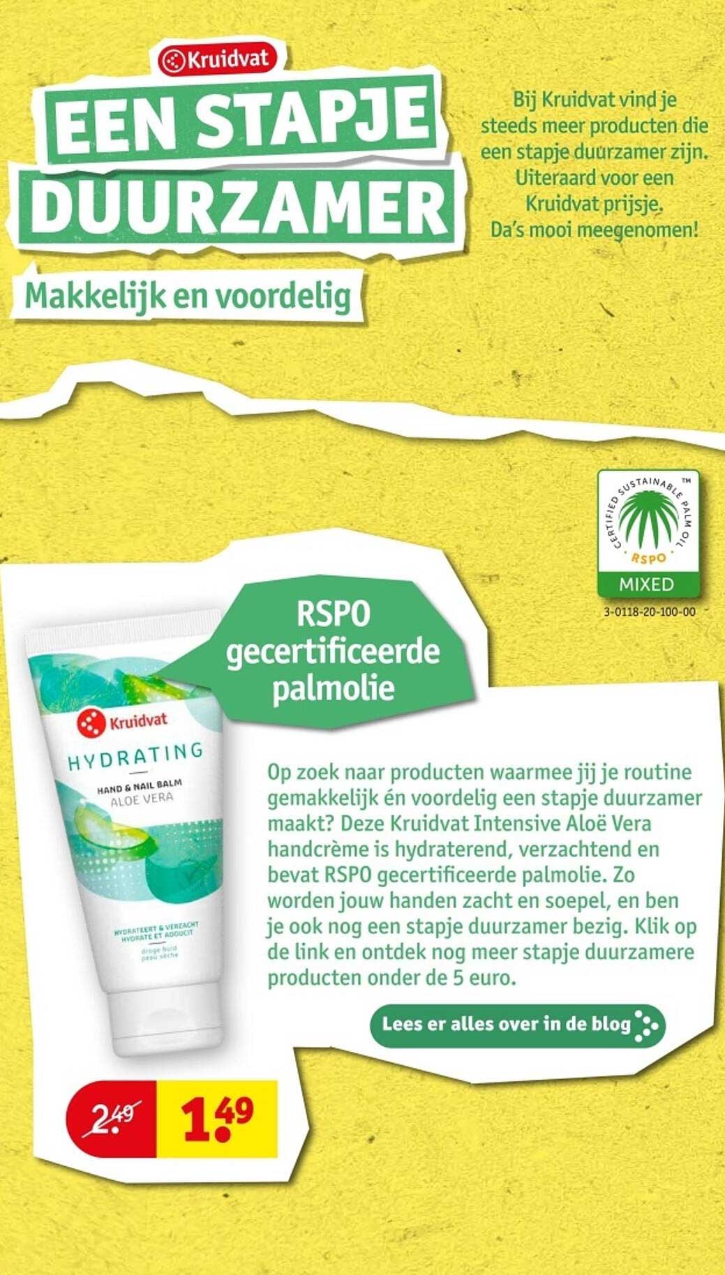 Kruidvat Intensive Aloe Vera Hand & Nail Balm