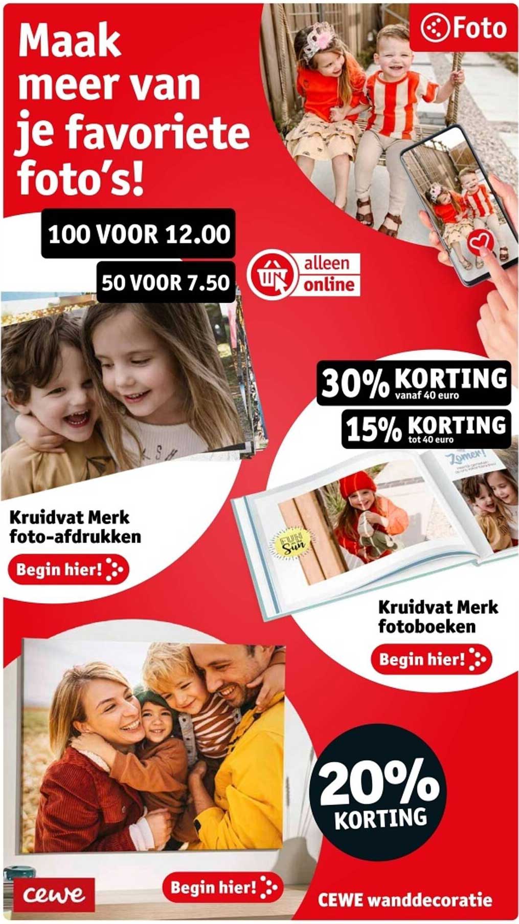 Kruidvat Merk foto-afdrukkken