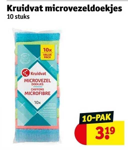 Kruidvat microvezeldoekjes 10 stuks