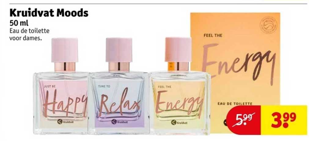 Kruidvat Moods 50 ml Eau de toilette voor dames