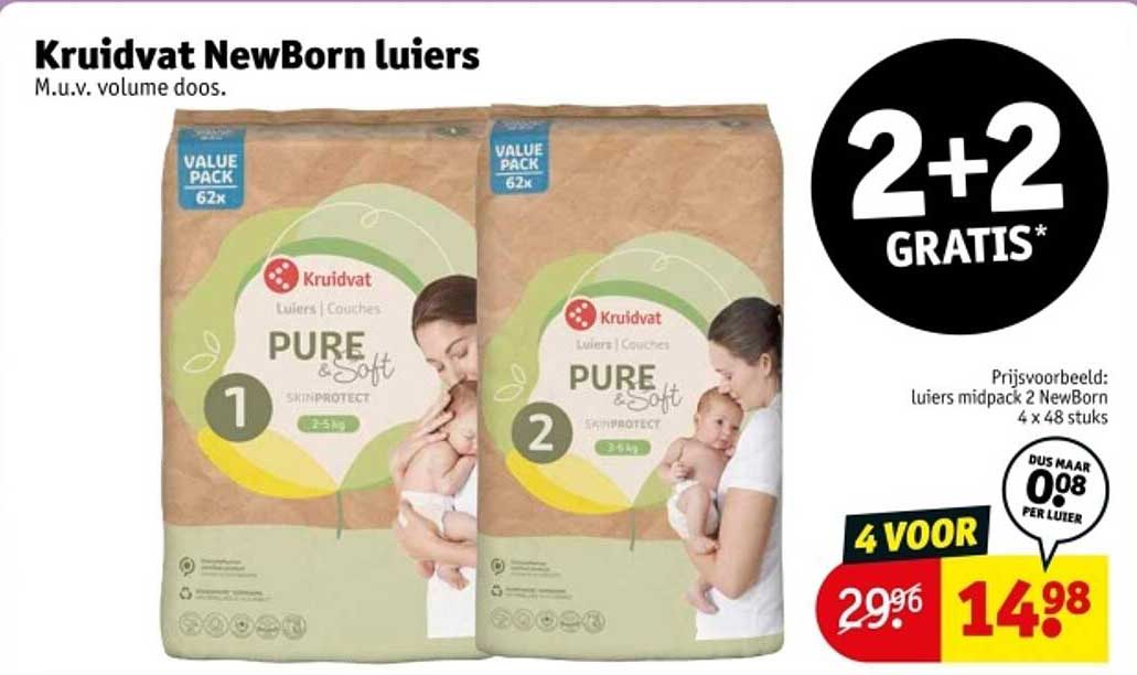 Kruidvat NewBorn luiers