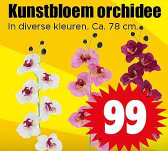 Kunstbloem orchidee