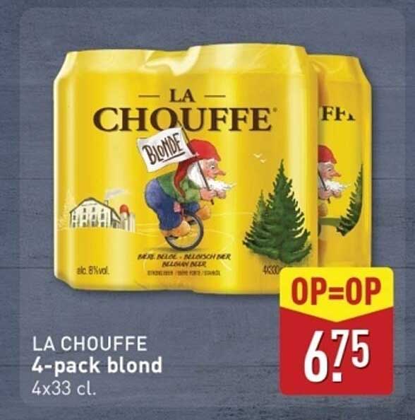 LA CHOUFFE 4-pack blond