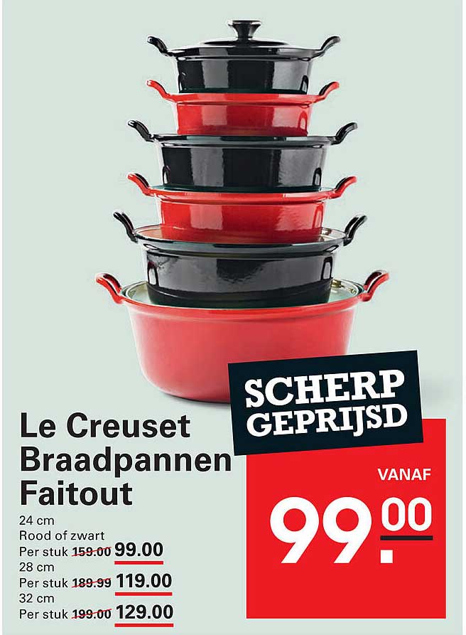 Le Creuset Braadpannen Faitout