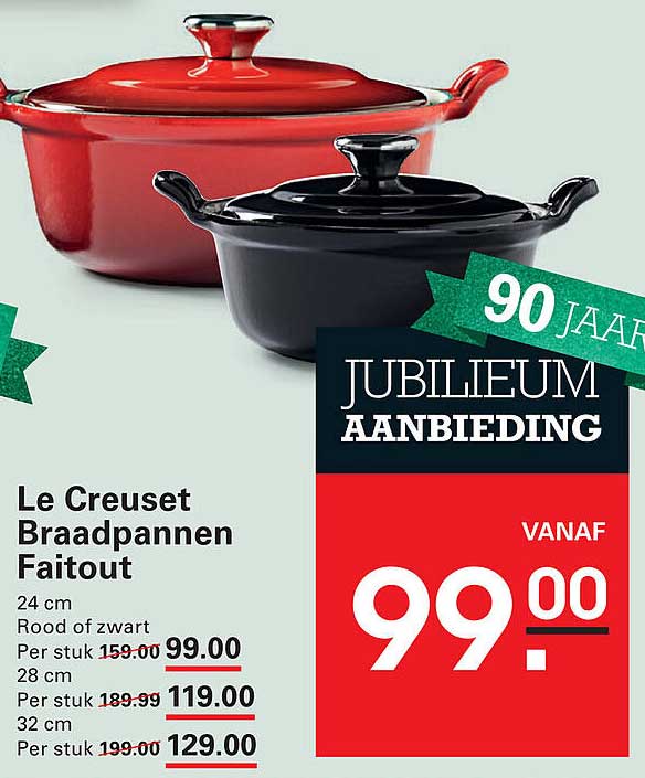 Le Creuset Braadpannen Faitout