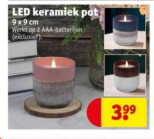LED keramiek pot