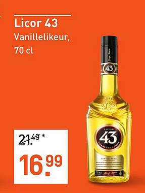 Licor 43 Vanillelikeur, 70 cl