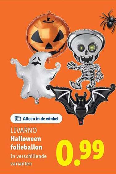 LIVARNO Halloween folieballon