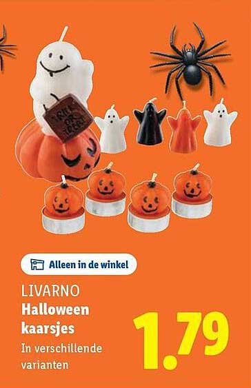 LIVARNO Halloween kaarsjes