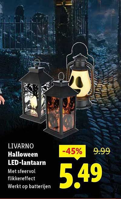 LIVARNO Halloween LED-lantaarn