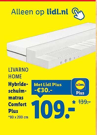 LIVARNO HOME Hybride-schuimmatras Comfort Plus
