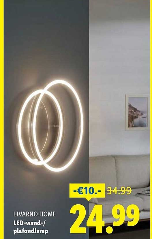 LIVARNO HOME LED-wand-/plafondlamp