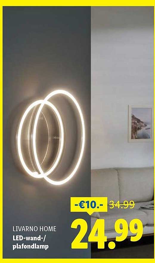 LIVARNO HOME LED-wand-/plafondlamp