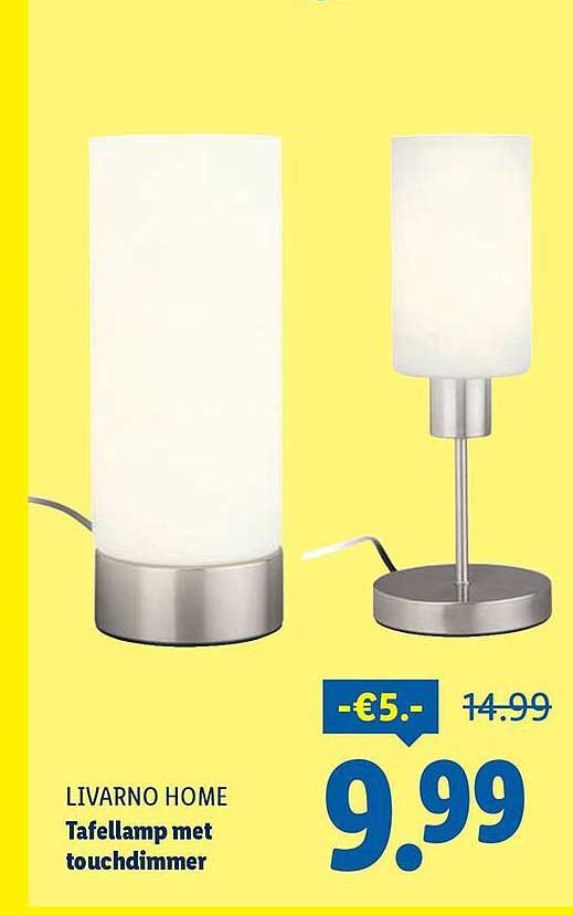 LIVARNO HOME Tafellamp met touchdimmer
