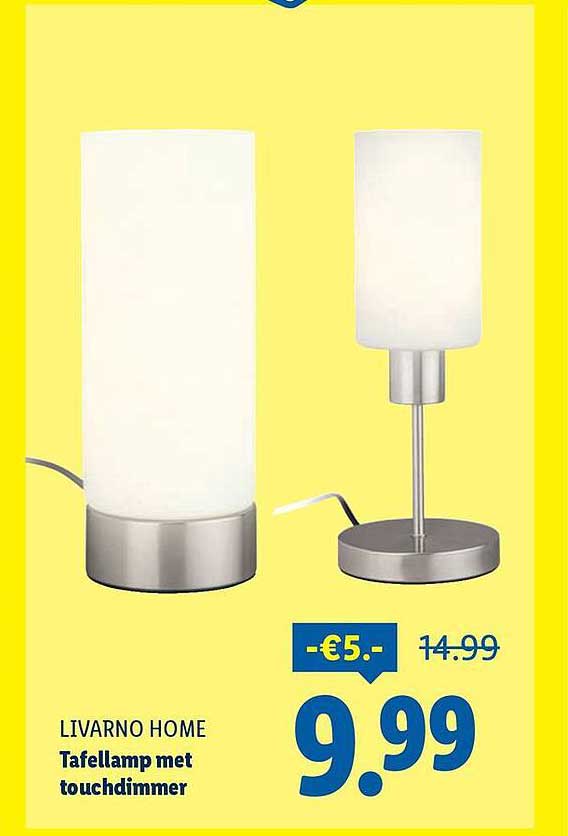 LIVARNO HOME Tafellamp met touchdimmer