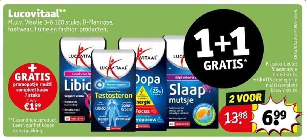 Lucovitaal 1+1 GRATIS*