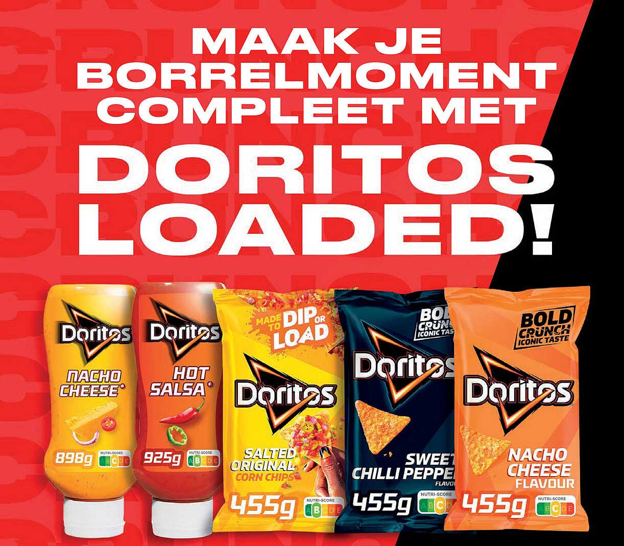 MAAK JE BORRELMONDE COMPLEET MET DORITOS LOADED!