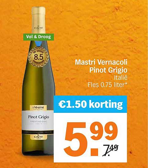 Mastri Vernacoli Pinot Grigio