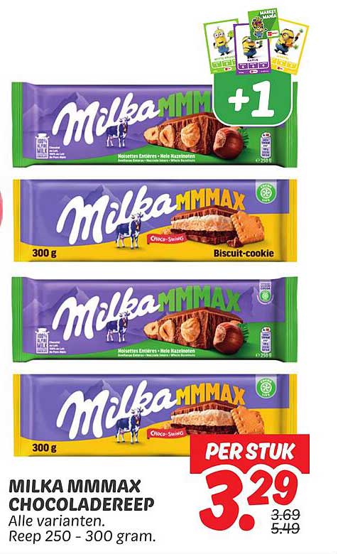 MILKA MMMAX CHOCOLADEREEP
