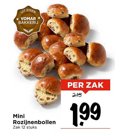 Mini Rozijnenbollen