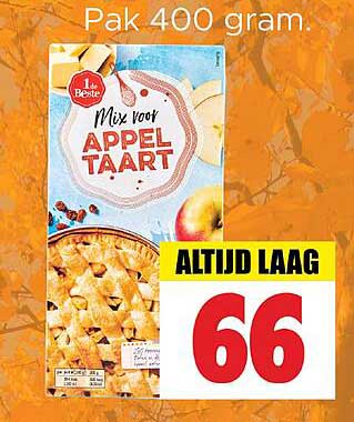 Mix voor Appeltaart 400 gram