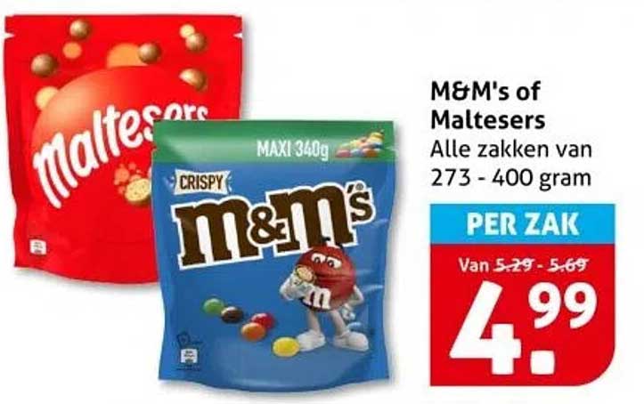 M&M's of Maltesers