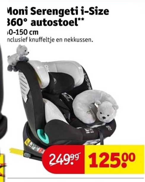 Moni Serengeti i-Size 360° autostoel**