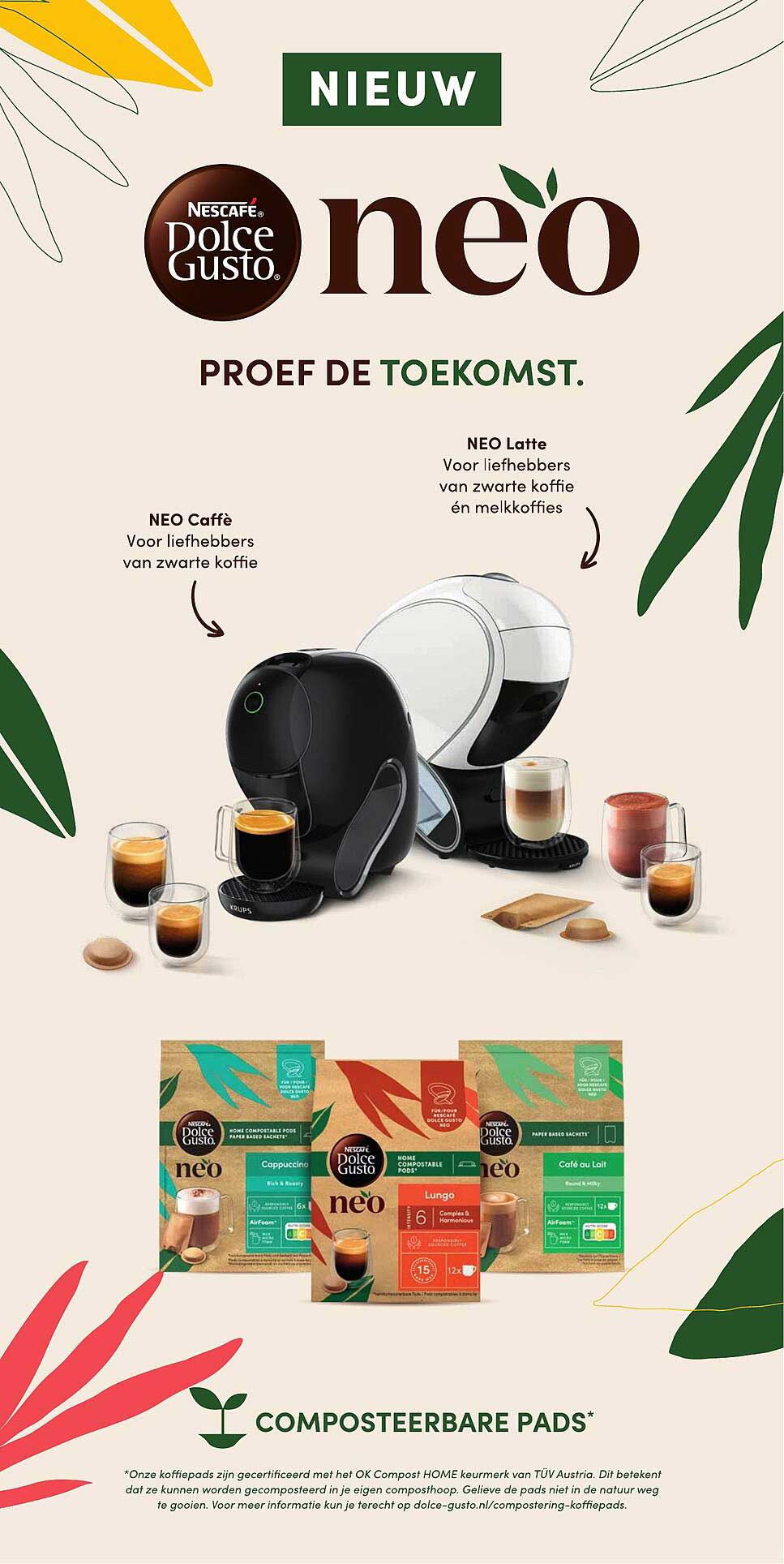 NIEUW Nescafé Dolce Gusto Neo: Proef de Toekomst.
