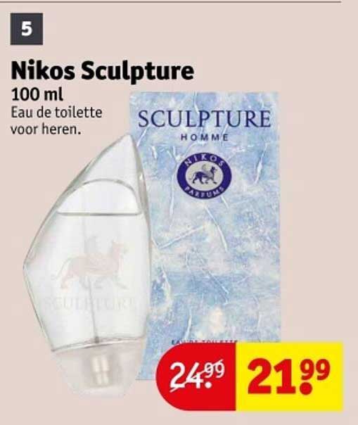 Nikos Sculpture 100 ml Eau de toilette voor heren.