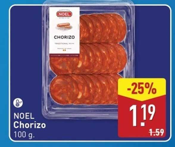 NOEL Chorizo 100 g.