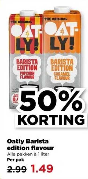 Oatly Barista edition flavour