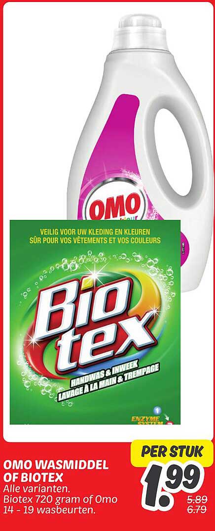 OMO WASMIDDEL OF BIOTEX