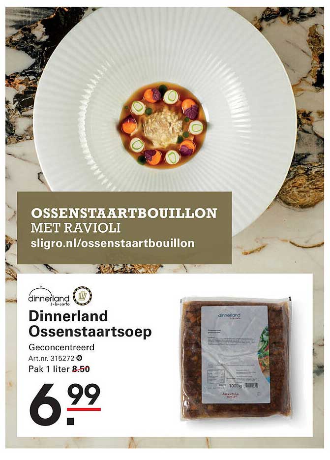 OSSENSTAARTBOUILLON MET RAVIOLI