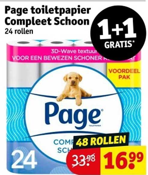 Page toiletpapier Compleet Schoon 24 rollen
