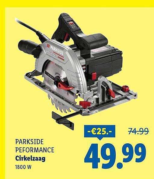 PARKSIDE PEFORMANCE Cirkelzaag 1800 W